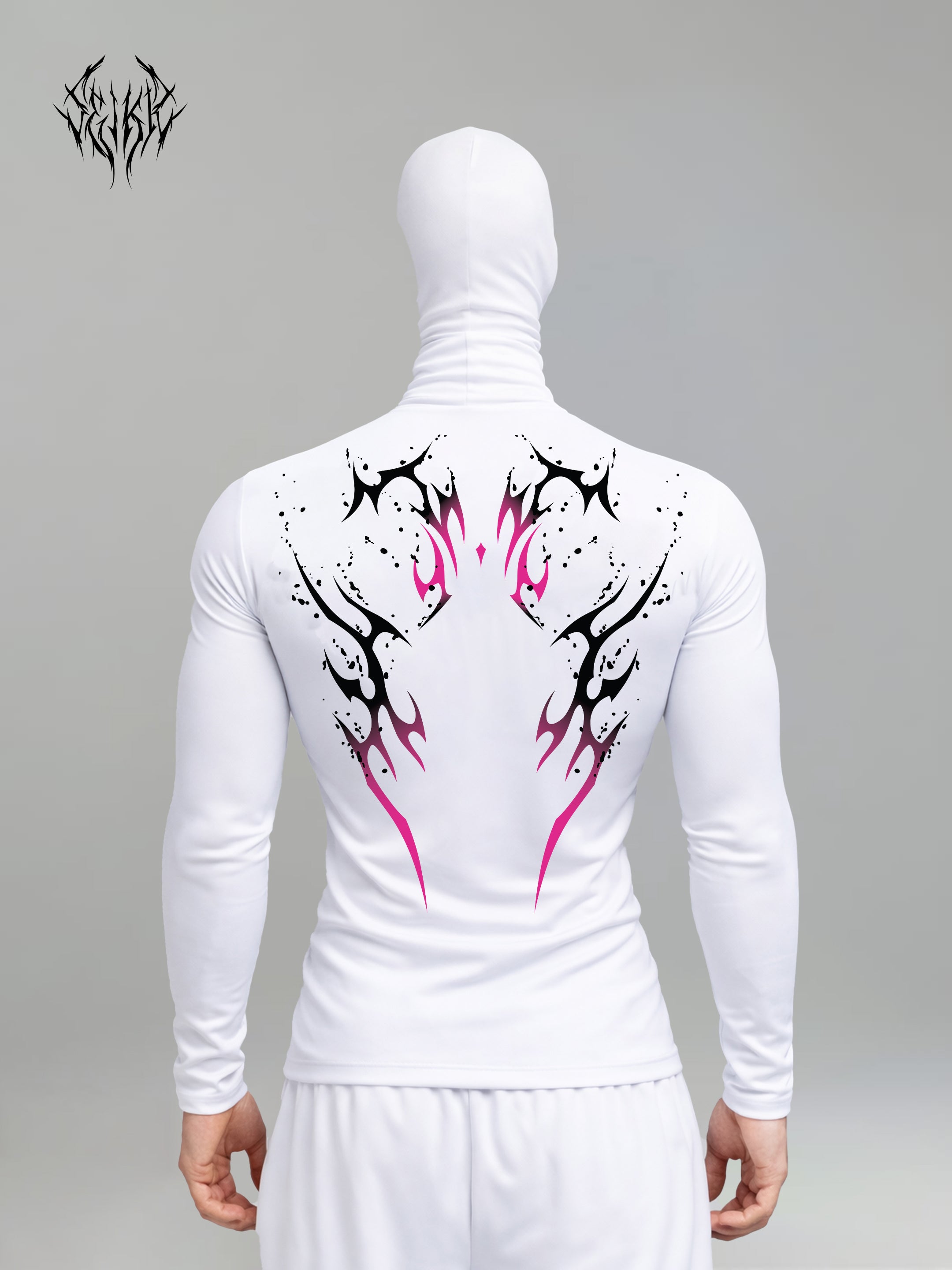 Long Sleeve Compression Shirt - Blood Pink