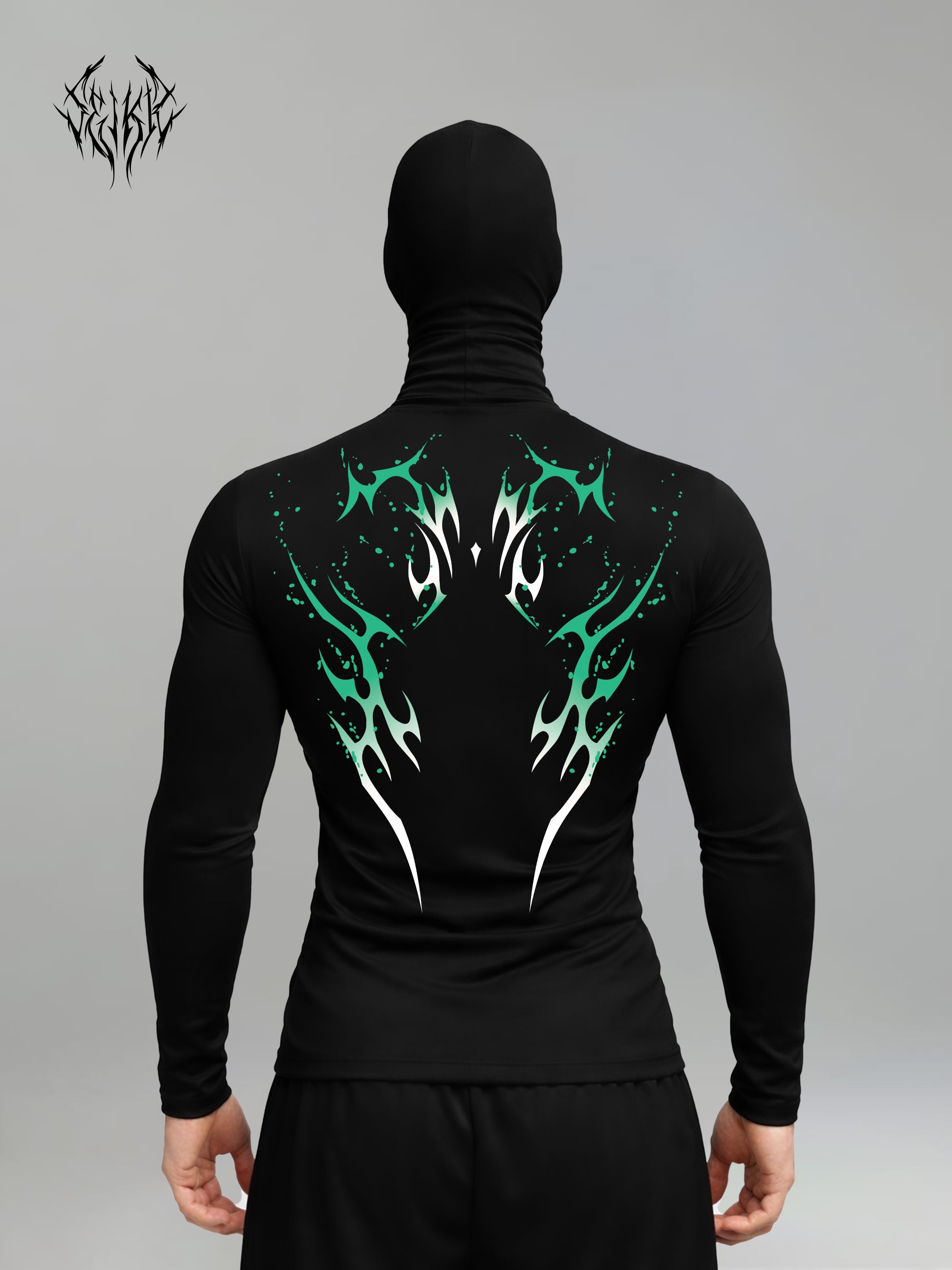 Long Sleeve Compression Shirt - Blood Mint