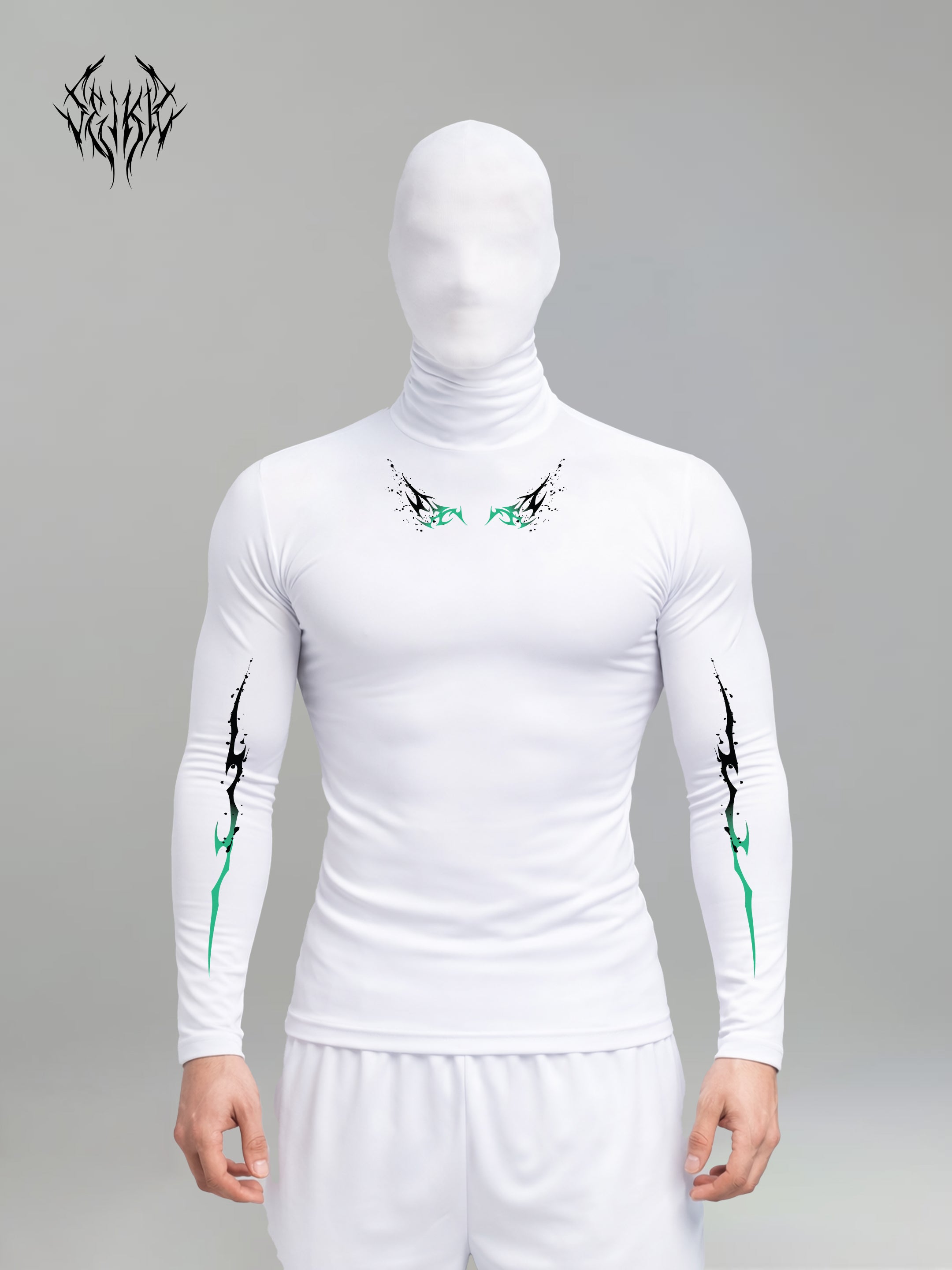 Long Sleeve Compression Shirt - Blood Mint