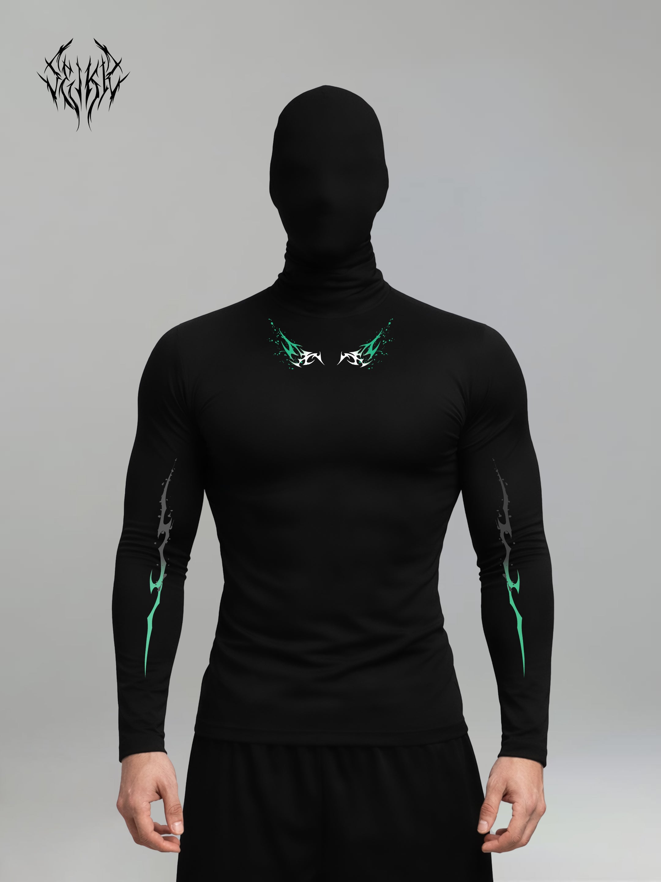 Long Sleeve Compression Shirt - Blood Mint