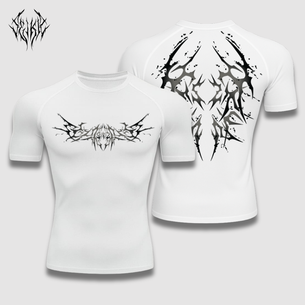 Compression Shirt - Blood Silver 2.0