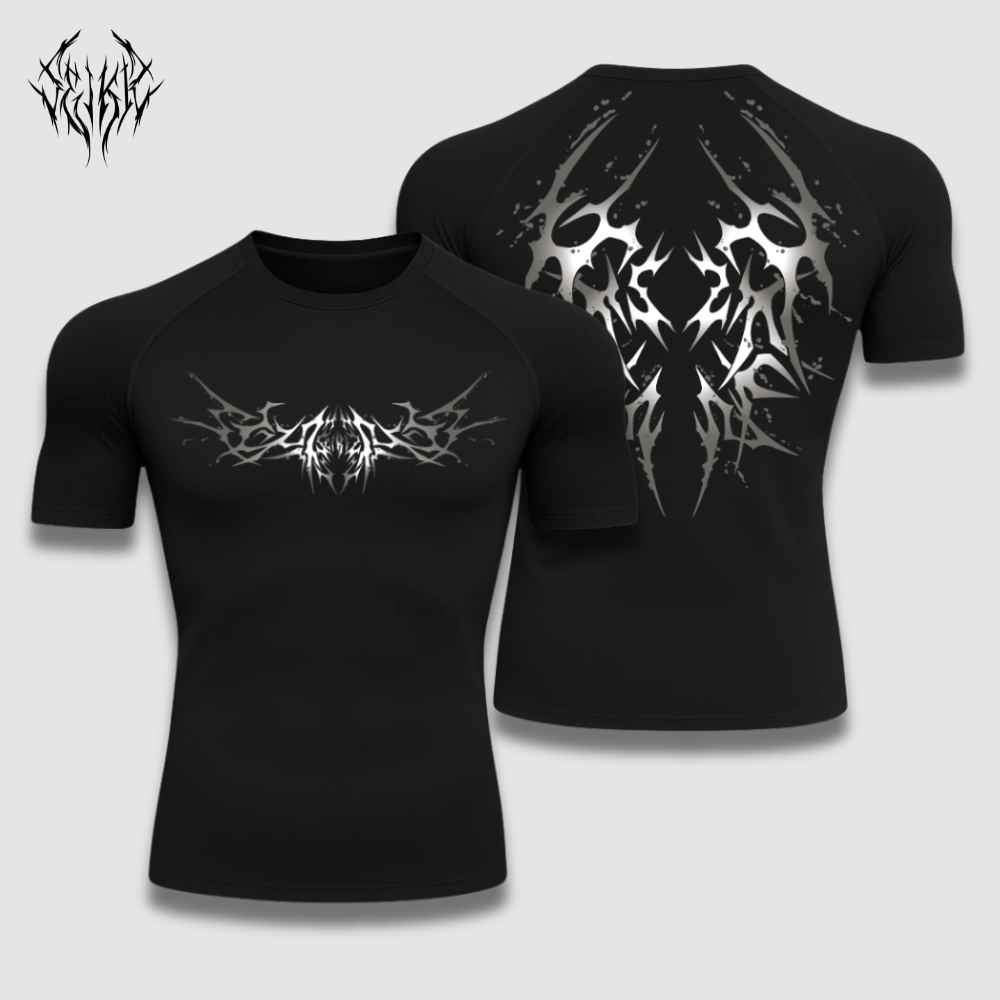 Compression Shirt - Blood Silver 2.0