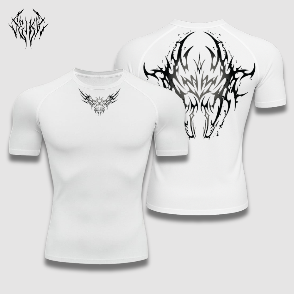 Compression Shirt - Blood Silver